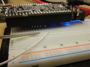 BBB connected to header connected to breadboard