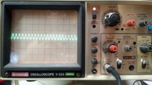 Waveform on the scope